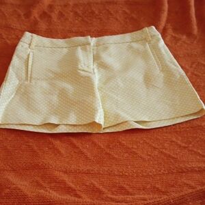 Anne Klein Yellow Patterned Women's Shorts